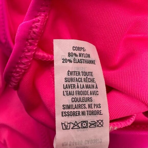 Aerie Small Long Pink Wrap Top One Piece Swimsuit Full Coverage - Picture 11 of 11